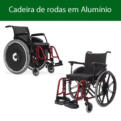 Cadeira de Rodas em Alumínio